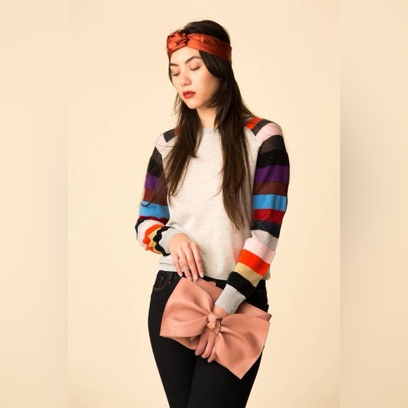 Ulla Johnson Tali Clutch in Clay - Picture 2 of 14